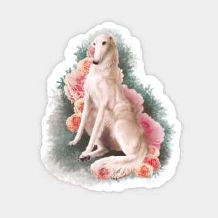 Borzoi elegance Sticker